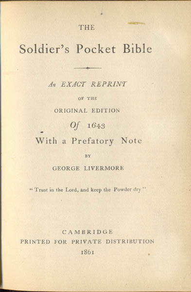 The Soldier's Pocket Bible