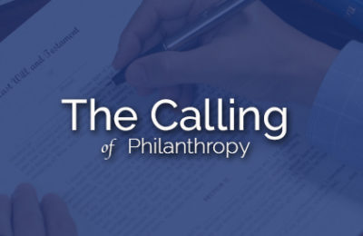 Philanthropy: A Calling