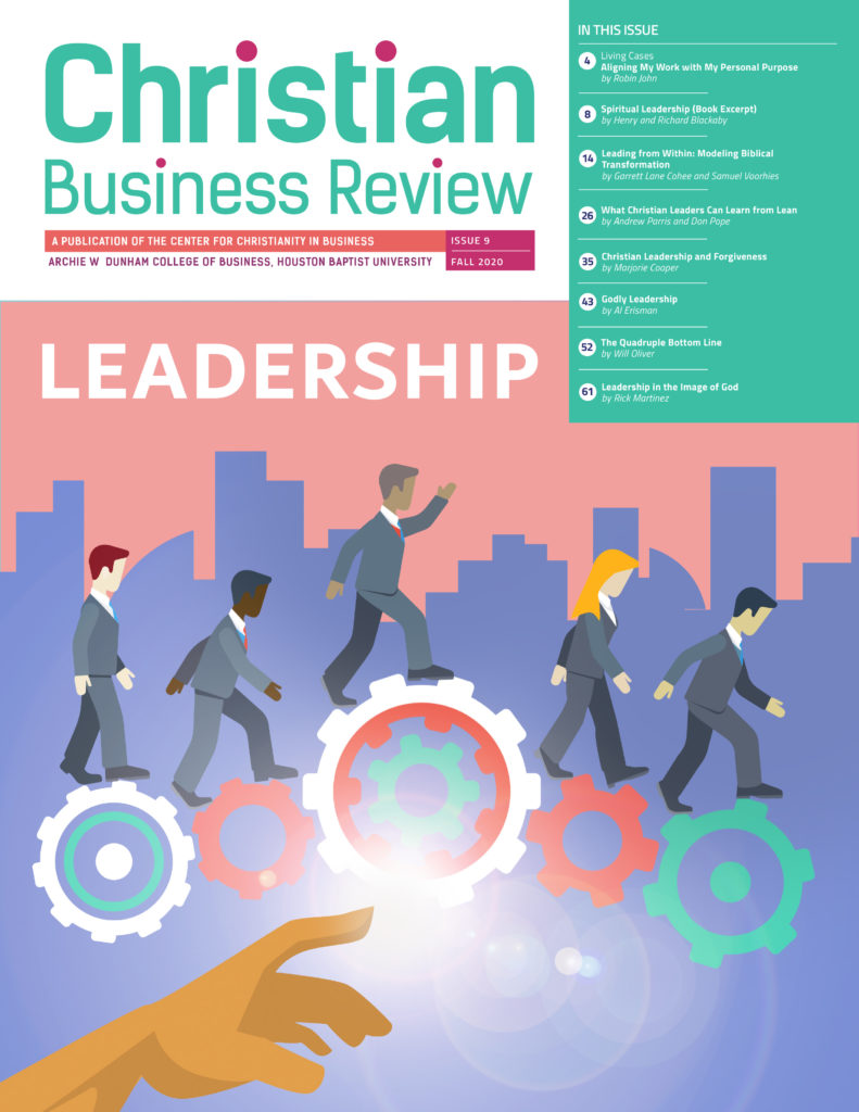 Christian Business Review Issue 9 Published Houston Baptist University