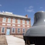 Replicas of Independence Hall and Centennial Bell on HBU’s campus