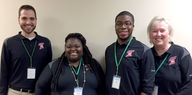 Garrett Smith, Mon'Sher Spencer, Jamar Mitchell and Colette Cross attended the Association for Christians in Student Development (ACSD) convention 2017.