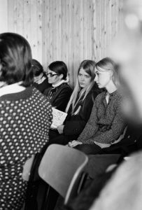 Nancy Pearcey pictured at L'Abri Universities in the 1970's