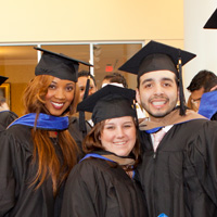 Graduate Students posing
